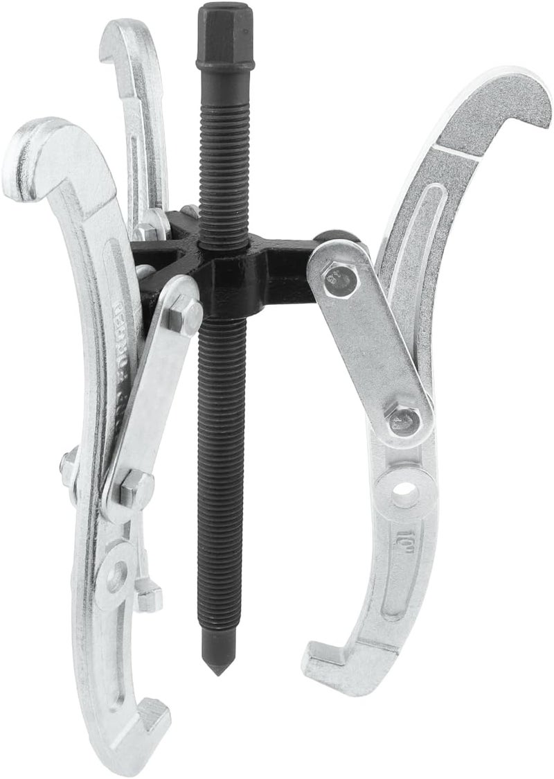 ChgImposs 10 Inch 3-Jaw Gear Puller, 2 Jaw 3 Jaw Puller for Pulley Gears Bearings and Flywheels, Heavy Duty Pulley Puller with Reversible Jaws, High Carbon Steel Removal Tool Bearing Puller Tool - Image 1